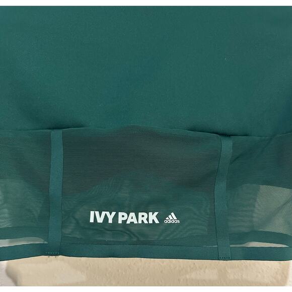 Ivy Park x Adidas Green Corset Crop Top SIZE SMALL - Picture 5 of 9